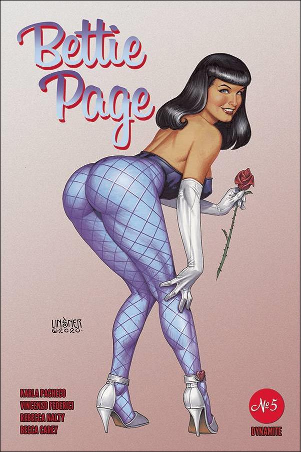 Bettie Page (2020) issue 5-C Joseph Michael Linsner Cover
