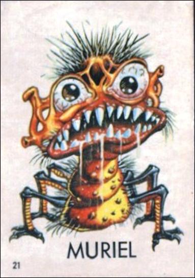Ugly Stickers (1965) (Base Set) card 21-C Muriel