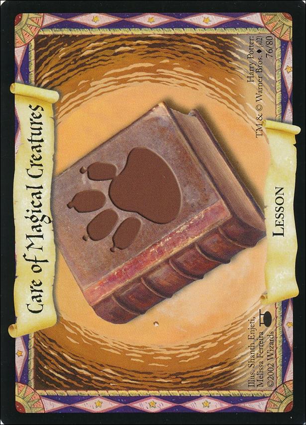 Harry Potter: Diagon Alley (Base Set) card 76 Care of Magical Creatures
