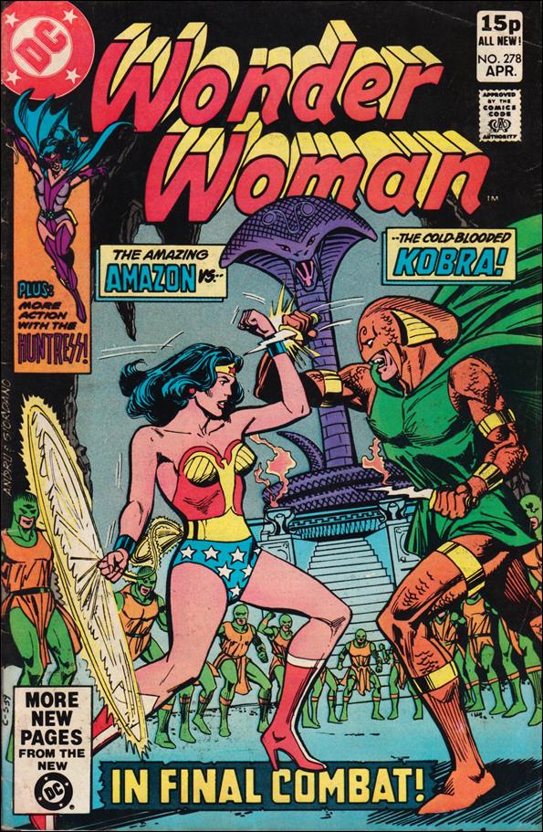 Wonder Woman (1942) issue 278-B UK Price Cover