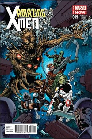 Amazing X-Men (2014) issue 9-B Pascal Campion 1:15 Guardians of the Galaxy Cover