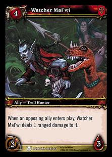 World of Warcraft: Heroes of Azeroth (Base Set) card 269 Watcher Mal'wi
