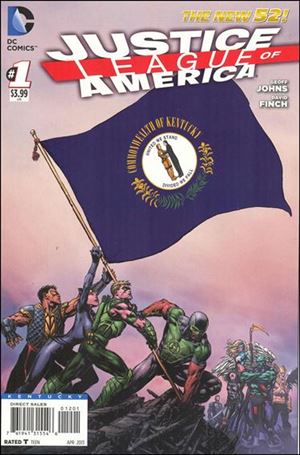 Justice League of America (2013)  issue 1-MR Kentucky State Flag Cover