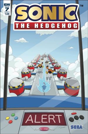 Sonic the Hedgehog (2018) issue 7 Kieran Gates Foil Cover