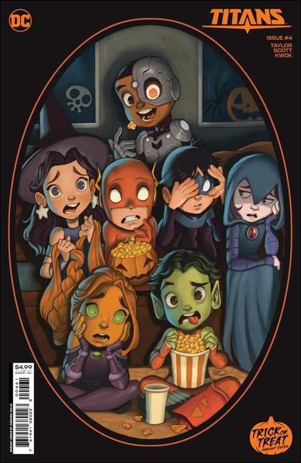 Titans (2023) issue 4-F Chrissie Zullo Trick or Treat Cardstock Cover