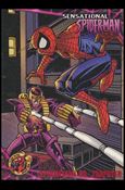 1997 Fleer Ultra Spider-Man (Base Set Red) card 28 Spider-Man Vs. Trapster