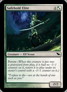 Magic the Gathering: Shadowmoor (Base Set) card 239 Safehold Elite