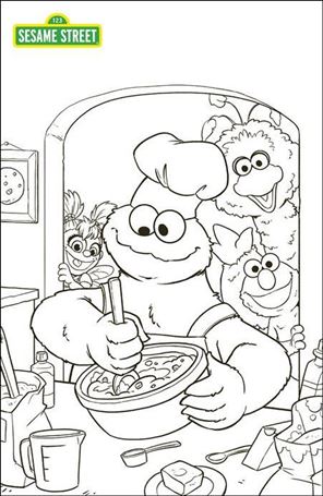 Sesame Street (2024) issue 3-C Alison Acton B&W Cover