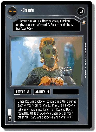 Star Wars: Special Edition Limited (Base Set) card 13 Greeata