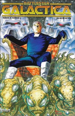 Battlestar Galactica: Season III issue 3-B Dan Parsons Cover