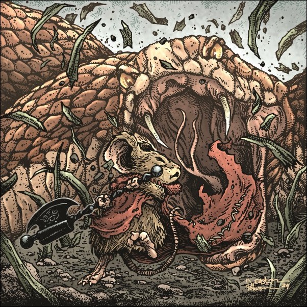 Mouse Guard: Dawn of the Black Axe issue 2-C David Petersen Virgin 1:15 Cover