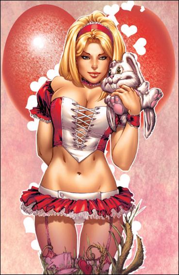 Grimm Fairy Tales Presents Alice in Wonderland issue 2-E Eric "e.Bas" Basaldua Valentine's Cover 1/250