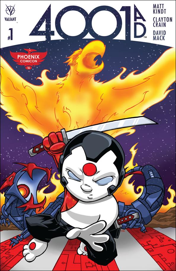 4001 A.D. issue 1-N Jeff Pina Phoenix Comicon Cover