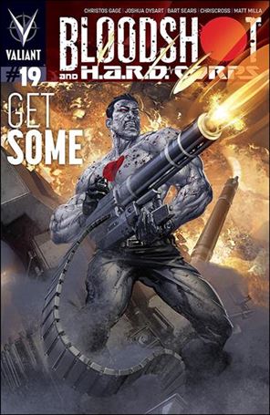 Bloodshot and H.A.R.D.Corps issue 19 Clayton Crain Cover