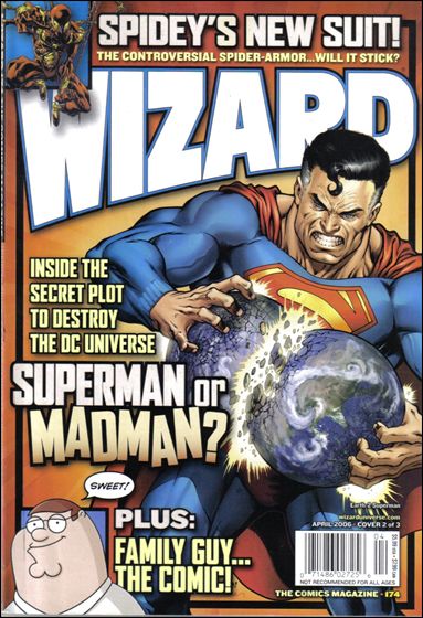 Wizard: The Comics Magazine issue 174-B Earth 2 Superman Cover
