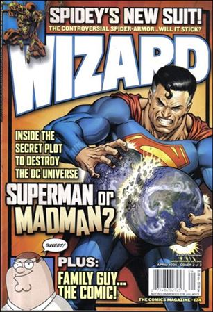 Wizard: The Comics Magazine issue 174-B Earth 2 Superman Cover