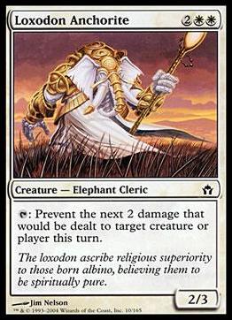 Magic the Gathering: Fifth Dawn (Base Set) card 10 Loxodon Anchorite