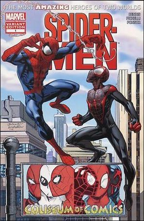Spider-Men issue 1-MC Mark Bagley Coliseum of Comics Cover 1/500