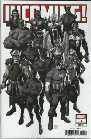 Incoming issue 1-K Jorge Molina Secret Black & White Party Cover