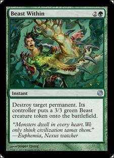 Magic the Gathering: Duel Decks: Heroes vs. Monsters (Base Set) card 69 Beast Within
