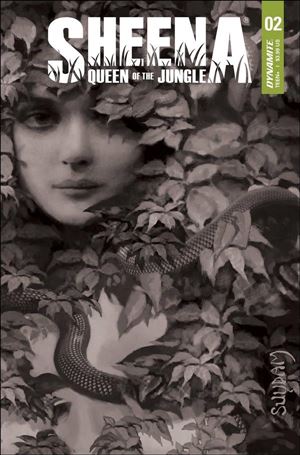 Sheena: Queen of the Jungle (2021) issue 2-M Arthur Suydam 1:30 Black & White Cover