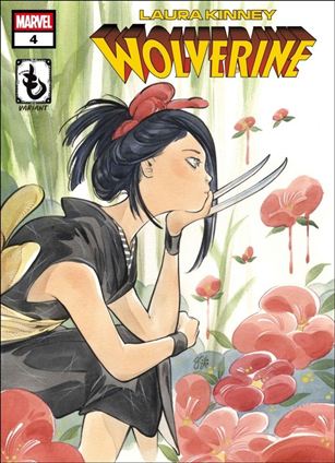 Laura Kinney: Wolverine issue 4-D Peach Momoko Cover