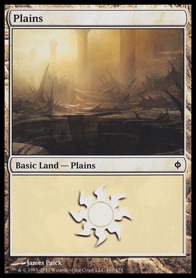 Magic the Gathering: New Phyrexia card 167 Plains