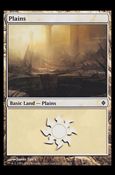 Magic the Gathering: New Phyrexia card 167 Plains
