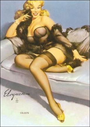 Elvgren's Calendar Pinups (Base Set) card 53 Celeste