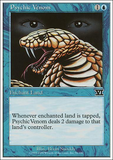 Magic the Gathering: 6th Edition (Base Set) card 91 Psychic Venom