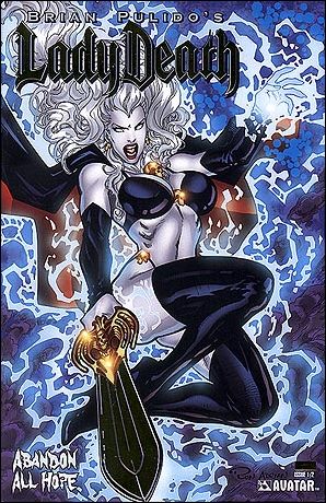 Brian Pulido's Lady Death: Abandon All Hope issue 1/2-I Gold Foil Cover 1/1250