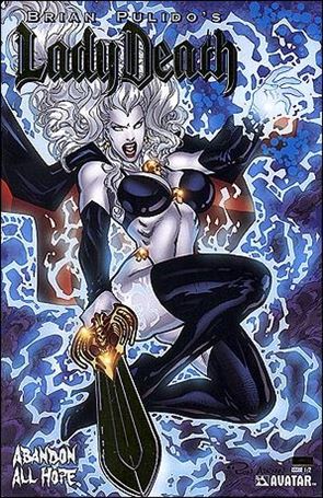 Brian Pulido's Lady Death: Abandon All Hope issue 1/2-I Gold Foil Cover 1/1250