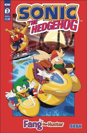 Sonic the Hedgehog: Fang the Hunter issue 3 Aaron Hammerstrom Cover