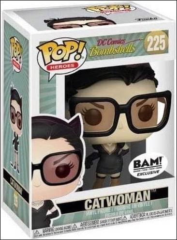 POP! Heroes figure 225-C Catwoman (Sepia) BAM! Exclusive