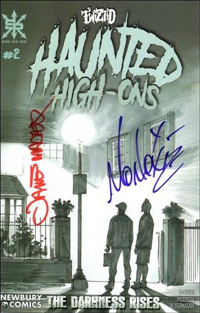 Twiztid Haunted High-Ons: The Darkness Rises issue 2-B Newbury Comics Autographed Cover 1/300