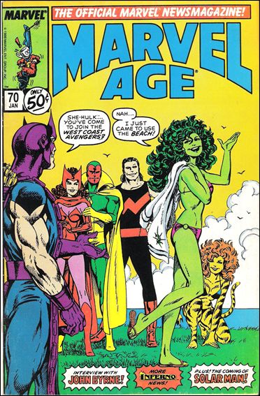Marvel Age (1983) issue 70