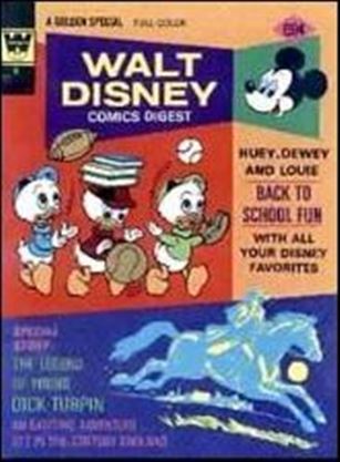 Walt Disney Comics Digest issue 55-B Whitman Cover