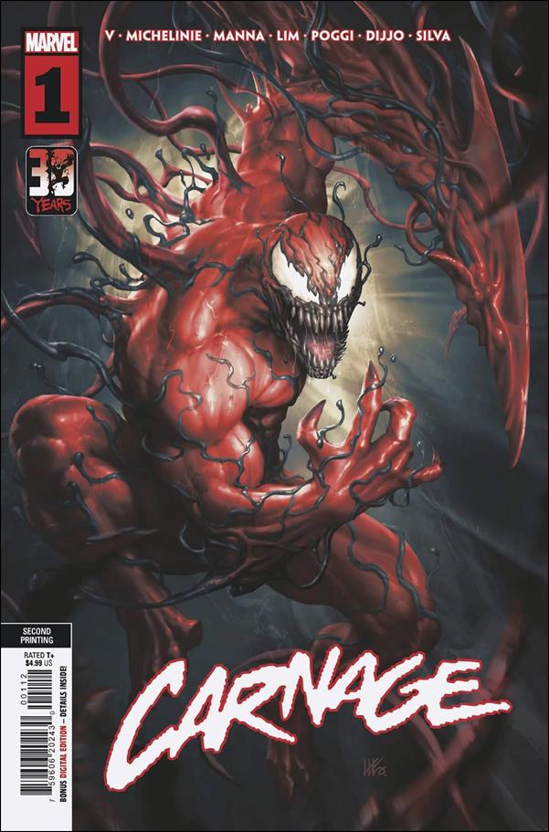 Carnage (2022) issue 1-I Kendrick Lim Cover (2nd Printing)
