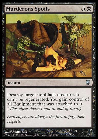 Magic the Gathering: Darksteel (Base Set) card 48 Murderous Spoils