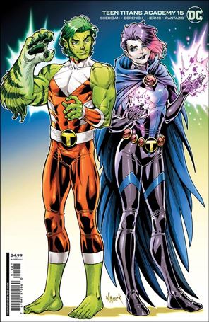 Teen Titans Academy issue 15-B Todd Nauck Cardstock Cover
