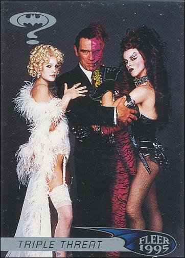 Batman Forever (Retail Base Set) card 30 Triple Threat