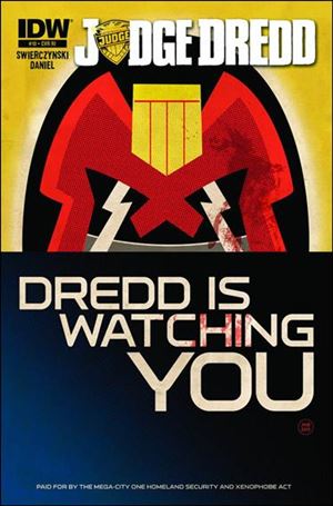 Judge Dredd (2012) issue 10-B James Biggie 1:10 Cover