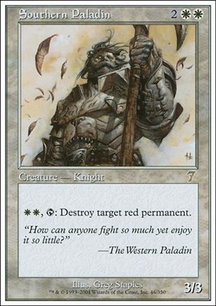Magic the Gathering: 7th Edition (Base Set) card 46 Southern Paladin