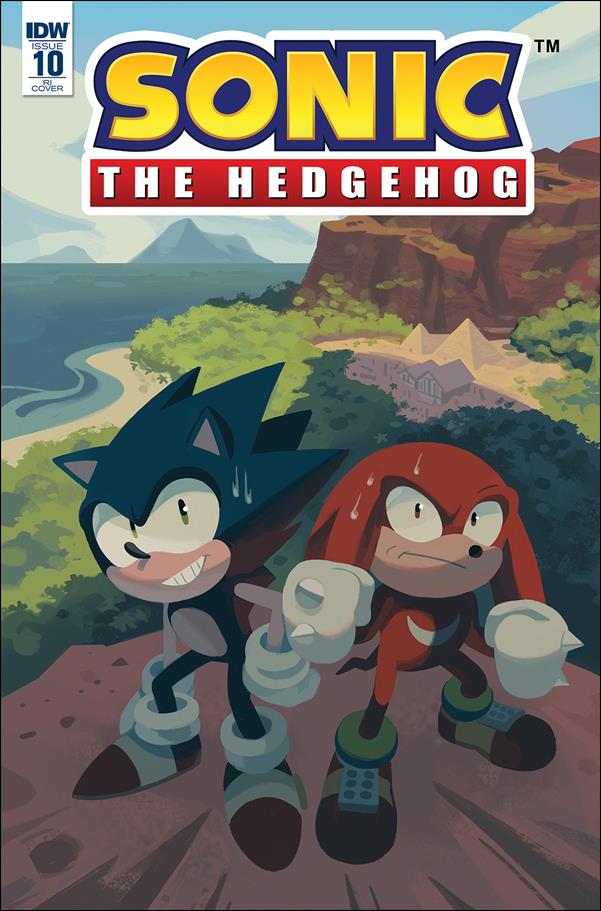 Sonic the Hedgehog (2018) issue 10-C Nathalie Fourdraine 1:10 Cover