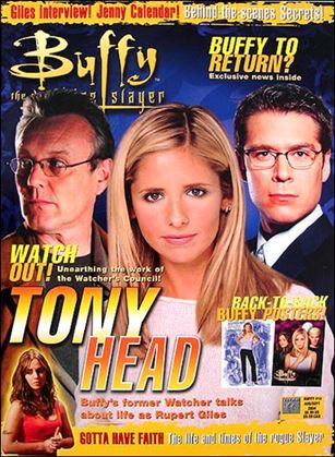 Buffy the Vampire Slayer Magazine issue 14-B Buffy & Watchers Cover