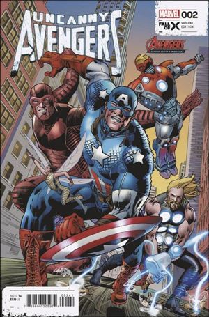 Uncanny Avengers (2023) issue 2-C Bryan Hitch Avengers 60th Cover
