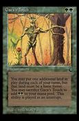 Magic the Gathering: The Dark (Base Set) card 77 Gaea's Touch