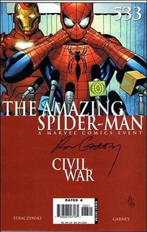Amazing Spider-Man (1963) issue 533-C Dynamic Forces (Signed by Ron Garney) 1/181