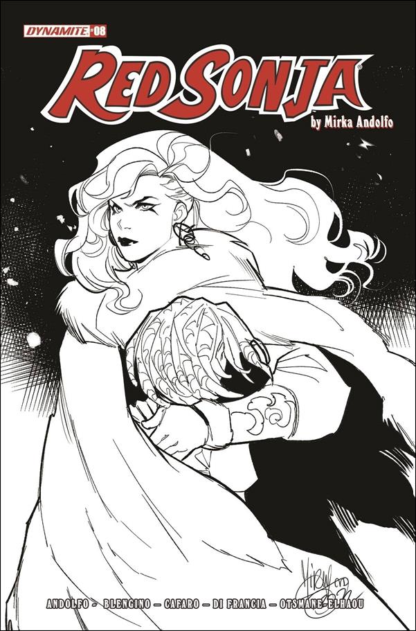 Red Sonja (2021) issue 8-M Mirka Andolfo 1:15 Black & White Cover