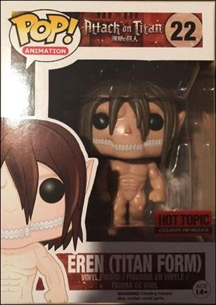 POP! Animation figure 22 Eren (Titan Form) - Black Eyes
